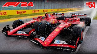 F1 24 - CHUVA E ROUBO NO GP DA ITÁLIA - MODO CARRERA 54