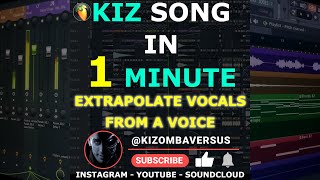 Kiz Song in 1 Minute - How Extrapolate Vocals From a Voice | Kizomba / Urban Kiz