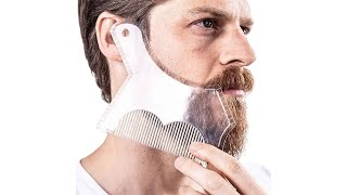 Best Seller Men Beard Shaping Styling Beard Trim Template Comb