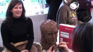 Linda Zeff & Students - Alzheimer's Charity Sculpture Exhibition 2011 ... with Sian Reeves