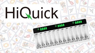 Unboxing HiQuick Battery Charger for AA & AAA Rechargeable Batteries with Type C & Micro USB Input