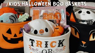 What's In My 3 Kids Halloween Boo Baskets 2022