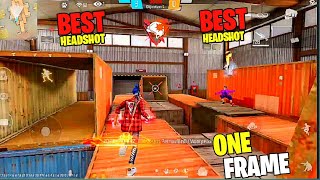 BEST HEADSHOT IN ONE FRAME || CS RANK PUSH || FREE FIRE NEW GAMEPLAY VIDEO