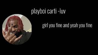 playboi carti -luv #music #motivation #speed #hindi #playlist #speedupplaylistforhotppl