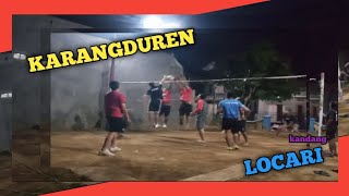 aksi saling cemes & saling ngecemes ( Team Karangduren VS Team Locari)