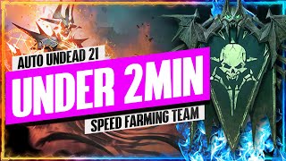 Undead 21 UNDER 2 MIN "Speed Farming" Team | Faction Wars Guide | RAID: Shadow Legends