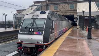 NJT and Amtrak action at Secaucus Junction, NJ 3/5/24