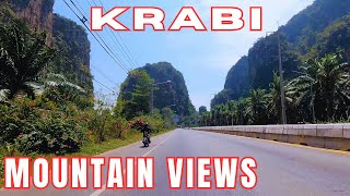 Beautiful Mountains from a Motorbike - Ao Nang Krabi Thailand