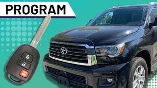 How To Program Toyota Sequoia Key and Remote Fob