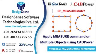 CADPower Tutorials: Measure the Multiple Objects using MEASUREMANY Command | CP_MEASUREMANY