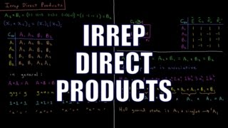 Quantum Chemistry 12.15 - Irrep Direct Products