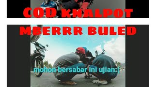 Tes Suara Knalpot Hamberrr Di Motor Beat