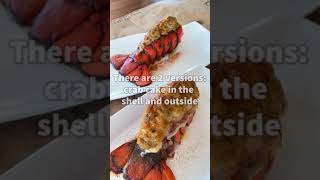 Lobster Tail stuffed with crab cake