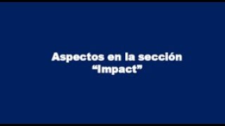 Preparación propuestas Cluster 3 2022 - Aspectos en la sección Impact. Implementación