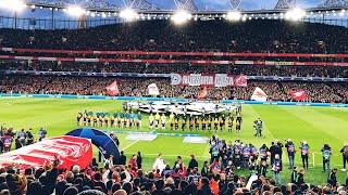 Arsenal vs. Bayern I Champions League Hymne I Viertelfinale Emirates Stadium April 2024