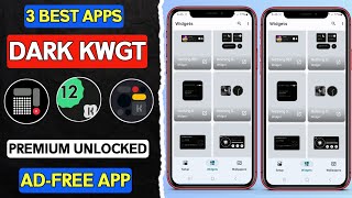 3 Best Free DARK KWGT Apps for Android