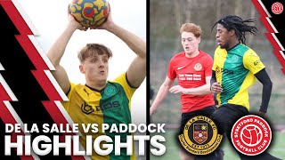 Rhodes Cup Semi Final | De La Salle vs Stretford Paddock FC | Match Highlights