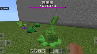 MCPE PvZ 2.3 | Shoot Animations Test