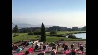 Surya Namaskar in “Pirin Golf Club”