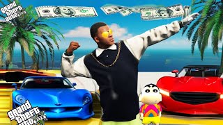 FRANKLIN STEALING EXPENSIVE SUPERCAR FROM MAFIA"S IN GTA 5 | SHINCHAN AND FRANKLIN