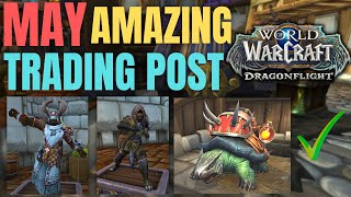 WoW Trading Post Rewards May 2023 | Dragonflight