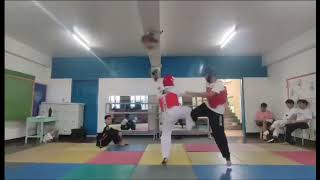 Kuya JJ School TKD Club Sparring