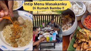 INTIP MENU MASAKANKU DIRUMAH BAMBU !!