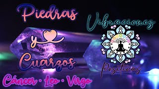 Cuarzos💎piedras de la suerte💎y minerales de los Signos Zodiacales. Cáncer ♋ Leo ♌ Virgo ♍