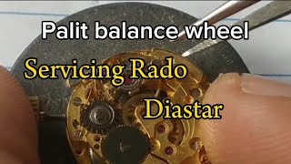 Rado diastar, paano mag overhauling at mag ayos ng swiss made automatic watch model 2871 restoration