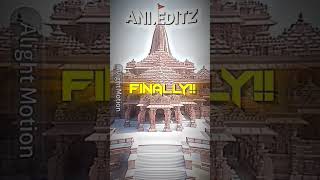 RAM MANDIR🚩😌 #fypシ #bharatheditz #subscribe #anieditz #rammandir #shorts #jaishreeram