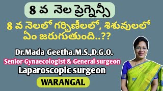 8 th month pregnancy in Telugu ll Dr.Mada Geetha. /geetha's health care