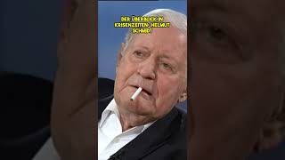 Der Blick hinter die Kulissen der Krise: Helmut Schmidt spricht Klartext!