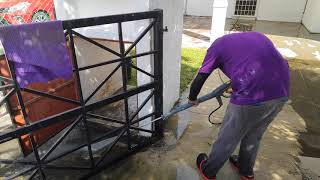 Pressure Washing Driveway Using Karcher HD5/11P Professional Pressure Washer