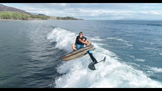 Crazy Hydrofoil Surf (Vlog session) with Brennan!!!