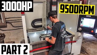 CNC Honing the Engine Block for my Personal LS Turbo Build! - Dart LS Next 2 Block - Part 2