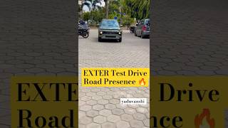 Hyundai Exter Test Drive #exter #shortsfeed #shortfeed #viralvideo #shortscar #fronx