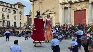 Gegants de Vilafranca del Penedès - Mercat del Ram de Vic (09/04/2022)