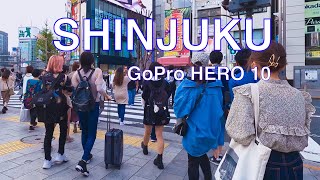 【4K】Day Walk SHINJUKU KABUKI-CHO Tokyo Japan   GoPro HERO 10 Shooting without gimbal