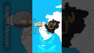 Iran History (6 Way Collab) | #capcut #countryballs #edit #history #memes #map #shorts