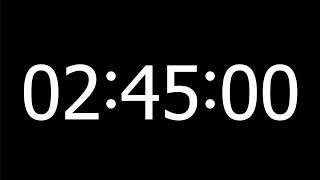 2 saat 45 dakika (165 dakika) geri sayım zamanlayıcı || 2 h 45 min (165 minutes) countdown timer