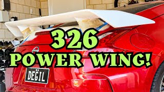 Nissan 370z Gets A 326 POWER WING!!!