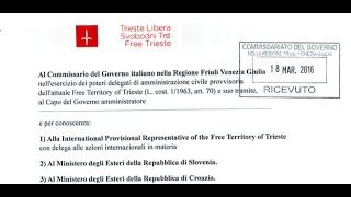 14/4/2016: Trieste Libera chiede l'estensione del referendum trivelle al Free Territory of Trieste