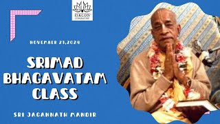 Srimad Bhagavatam Class (4.25.04) | HG Madhu Gopal Das | 21.11.2024