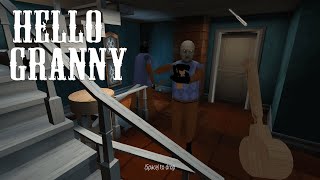 Playing Hello Granny MOD