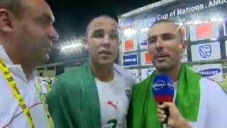 Algerie-Cote d'ivoir  Reaction de Antar Yahia