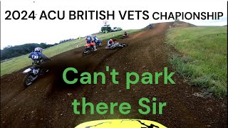 Toddington Mx track. 2024 ACU British Vet Championship. Over 50's race 3