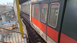 SMRT TRAINS, Kawasaki Heavy Industries C151 [Set 081/082] departing at (NS1/EW24) Jurong East D/E