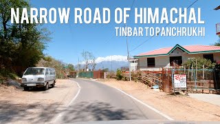 Driving on Narrow Roads,  Tinbar to Panchrukhi | Palampur | Kangra | Himachal Pradesh