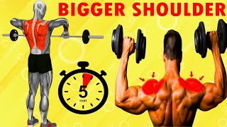 How to Build Massive Shoulder in 4 Weeks - Best 5 Exercises for Make Big Shoulder