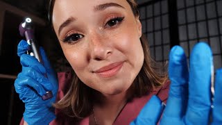 ASMR Southern Night Nurse Cranial Nerve Exam 🩺😴 | Taking Good Care of You :)